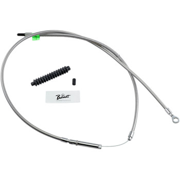 High-Efficiency Stainless Steel Clutch Cable for Harley-Davidson - +8" - '08-'16 Touring/Trike