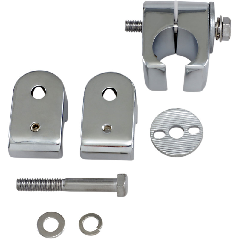 DRAG SPECIALTIES Chrome Universal Accessory Mounts