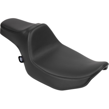 Extended Reach Predator III Seat - Vinyl/Solar Leather - Smooth - FLT/FLH '23-'25