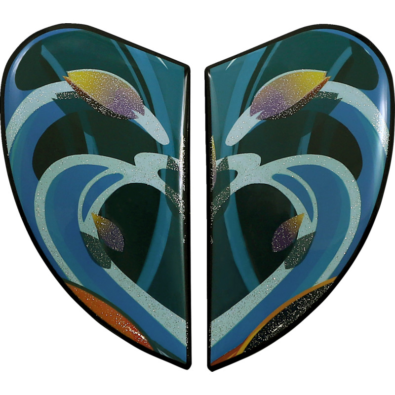 ICON Airframe Pro™ Helmet Side Plates — Koi