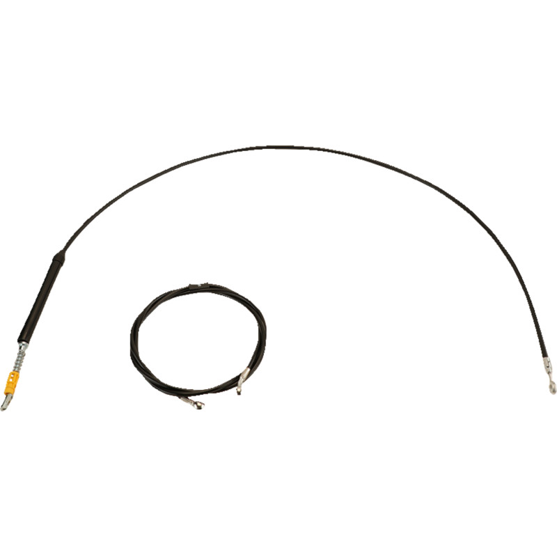 LA CHOPPERS Standard Black Vinyl Handlebar Cable/Brake Line Kit — Ape Hanger - Image 28