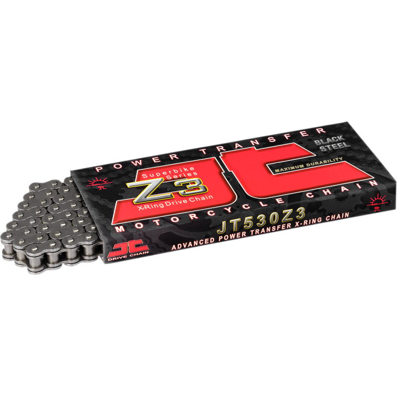 JT CHAINS 520 Z3 Heavy Duty X-Ring Sealed Drive Chain