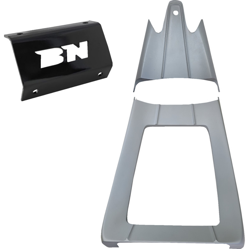 PAUL YAFFE BAGGER NATION Two Piece Chin Spoiler For Mini Monkey Engine Guards