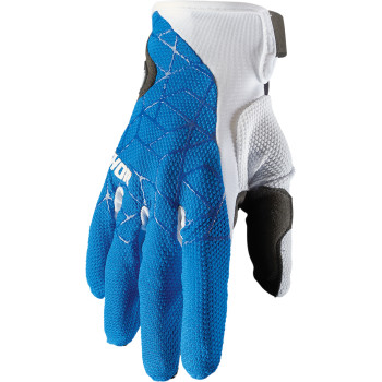 THOR Draft Gloves - Blue/White - Medium