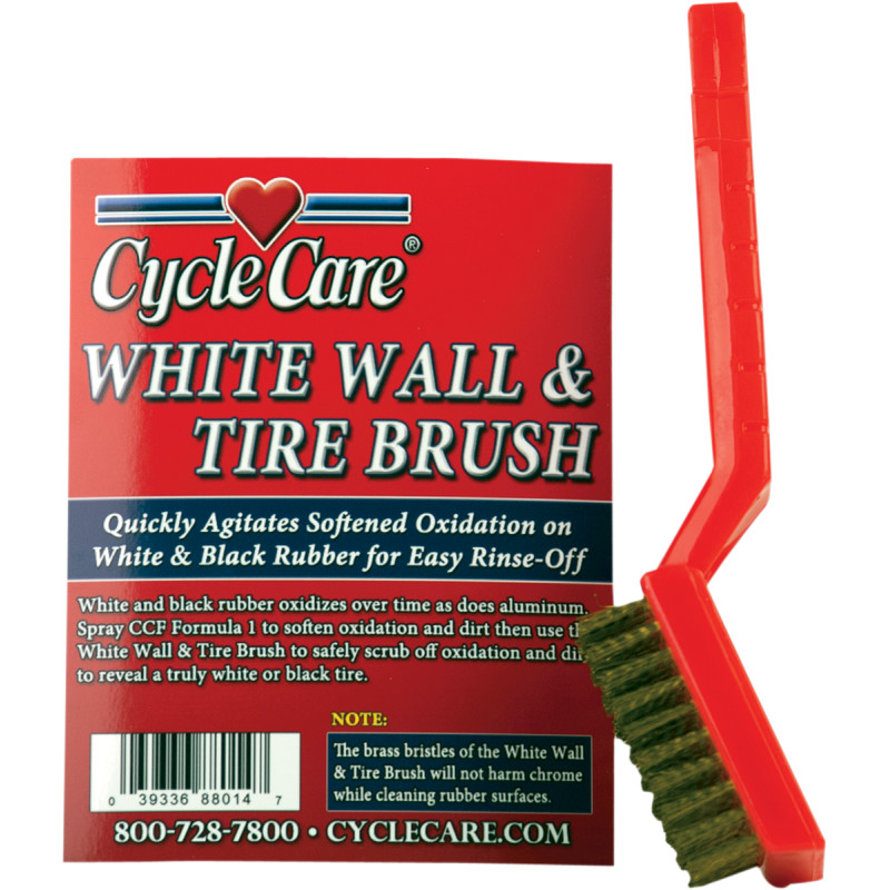 CYCLE CARE FORMULAS Whitewall and Tire Brush