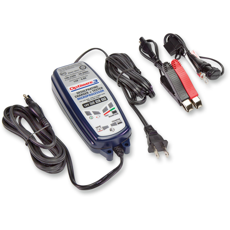 TECMATE OptiMate™ 3 Battery Charger and Maintainer
