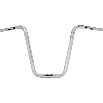 LA Choppers 1.25" Twin Round Handlebar Chrome 16" Rise Made in USA