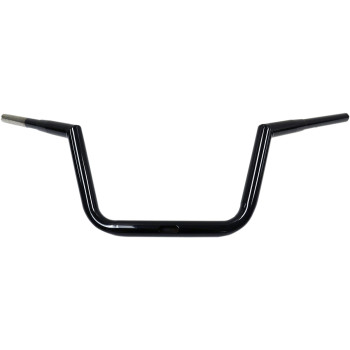LA Choppers 1-1/4" Hefty Twin Peaks FLTR Handlebar 12" Rise Black Made in USA