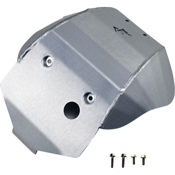 2019-2025 Honda CRF250F Aluminum Skid Plate - Anodized Silver