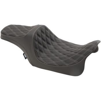 Predator III Seat - Double Diamond - Silver Stitched - FL '08-'23