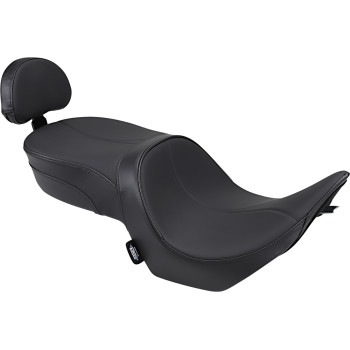 Low-Profile Touring Seat - Black - Passenger Backrest - Victory Hammer '05-'17