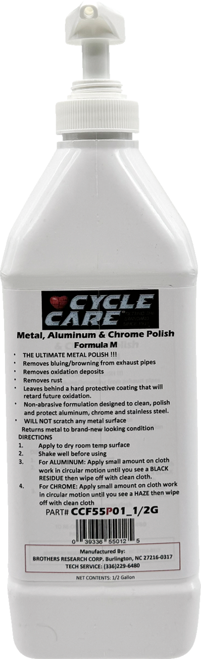 CYCLE CARE FORMULAS FORMULA M ALUMINUM CHROME POLISH