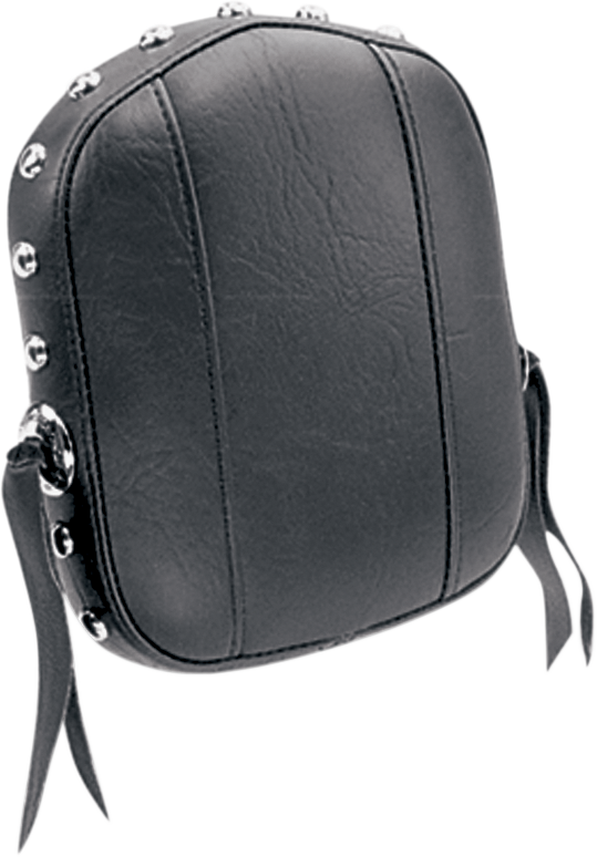 Mustang Bracket-Style Sissy Bar Pad — Studded w/ Conchos Pads — 7.5" x 9"