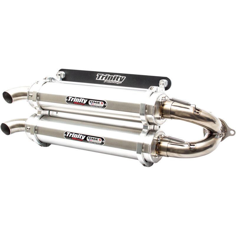 TRINITY RACING Stage 5 Slip-On Dual Muffler
