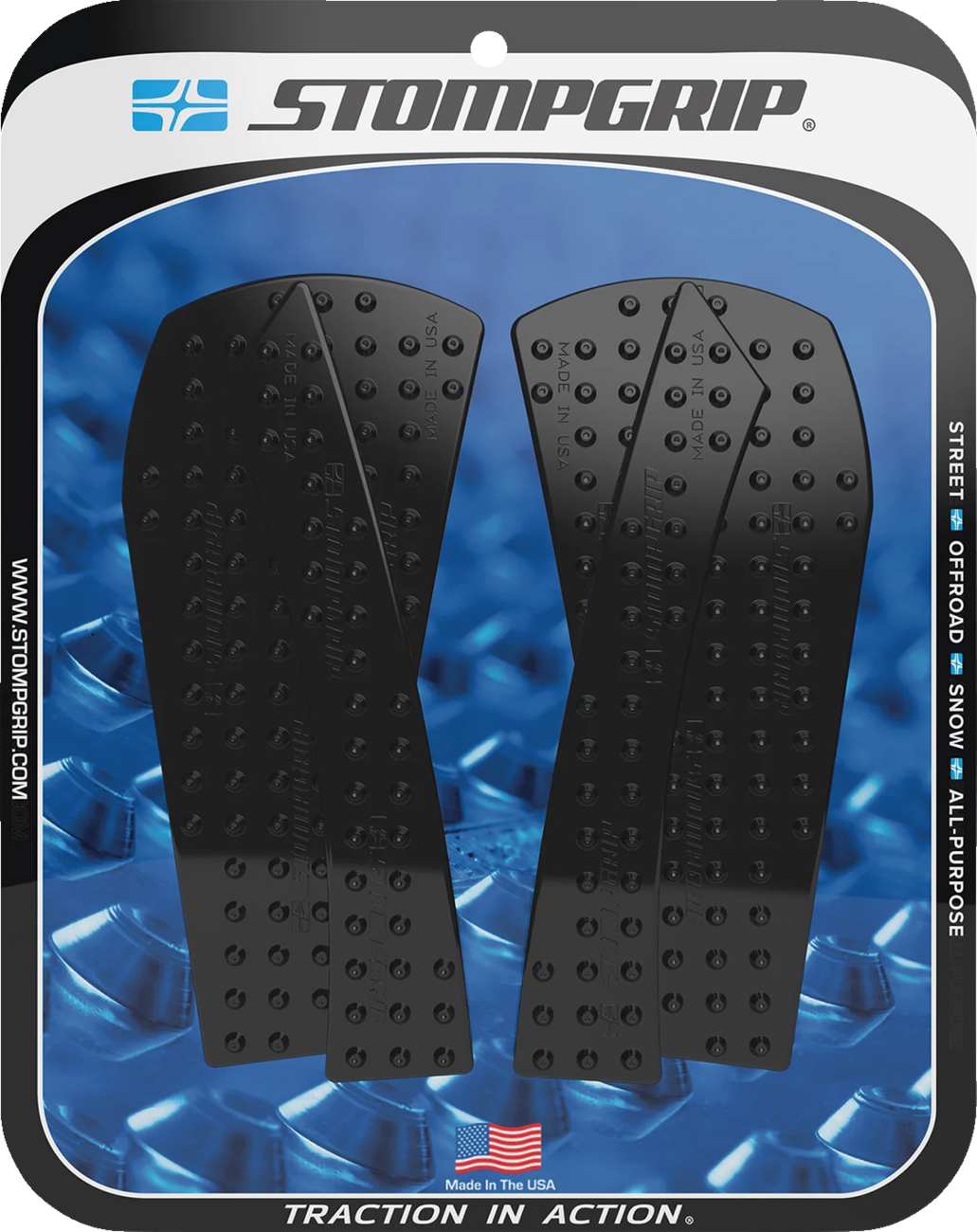 Stompgrip Tank Grips — Icon — Black — KTM — Adventure '23-'25