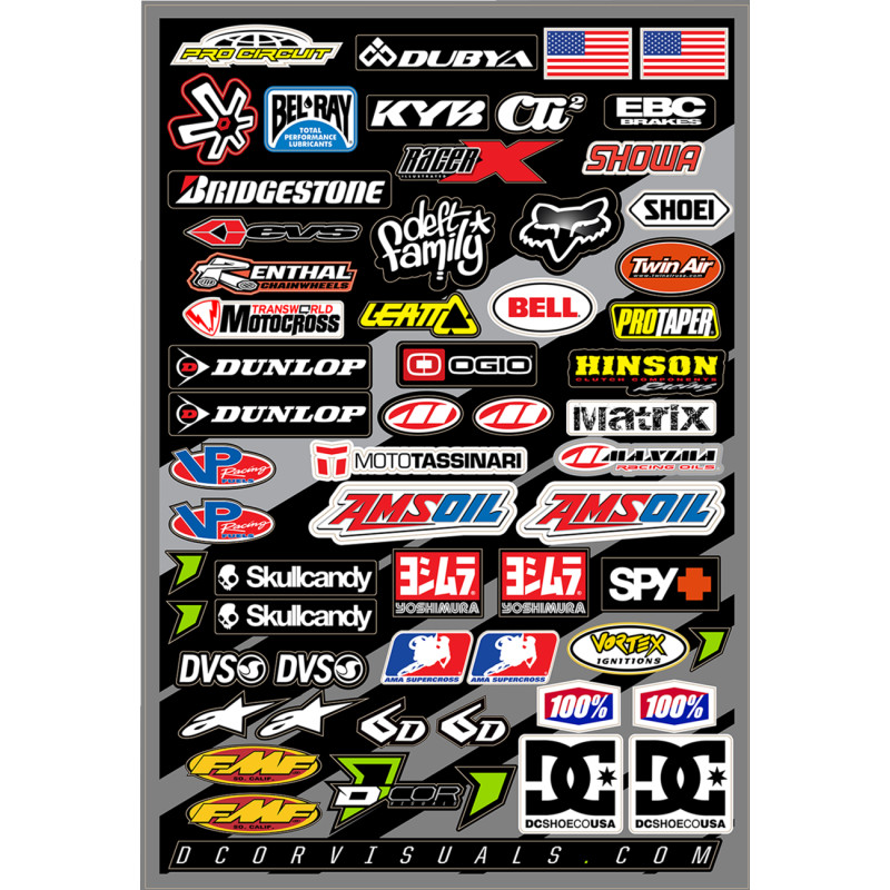 D'COR VISUALS Decal Sheet