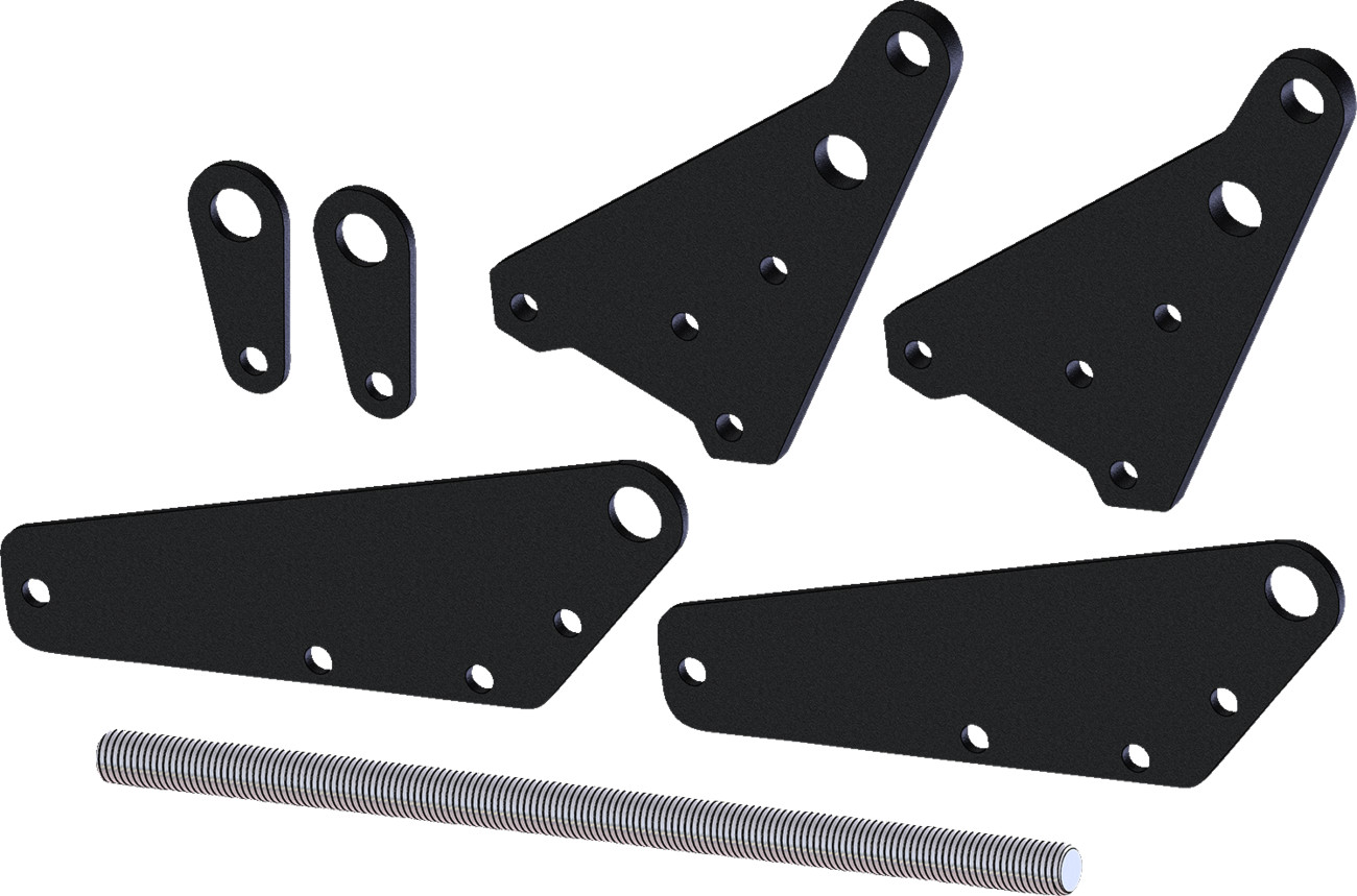 KFI UTV Push Tube Leveling Kit 106324