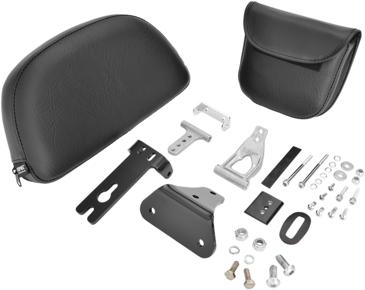 SHOW CHROME Driver & Passenger Backrest Pad - View 1