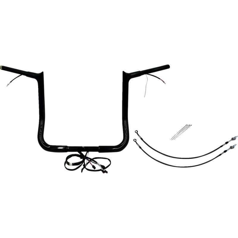 FAT BAGGERS INC. EZ Install Wired 1-1/4" Pointed Top Handlebar Kit