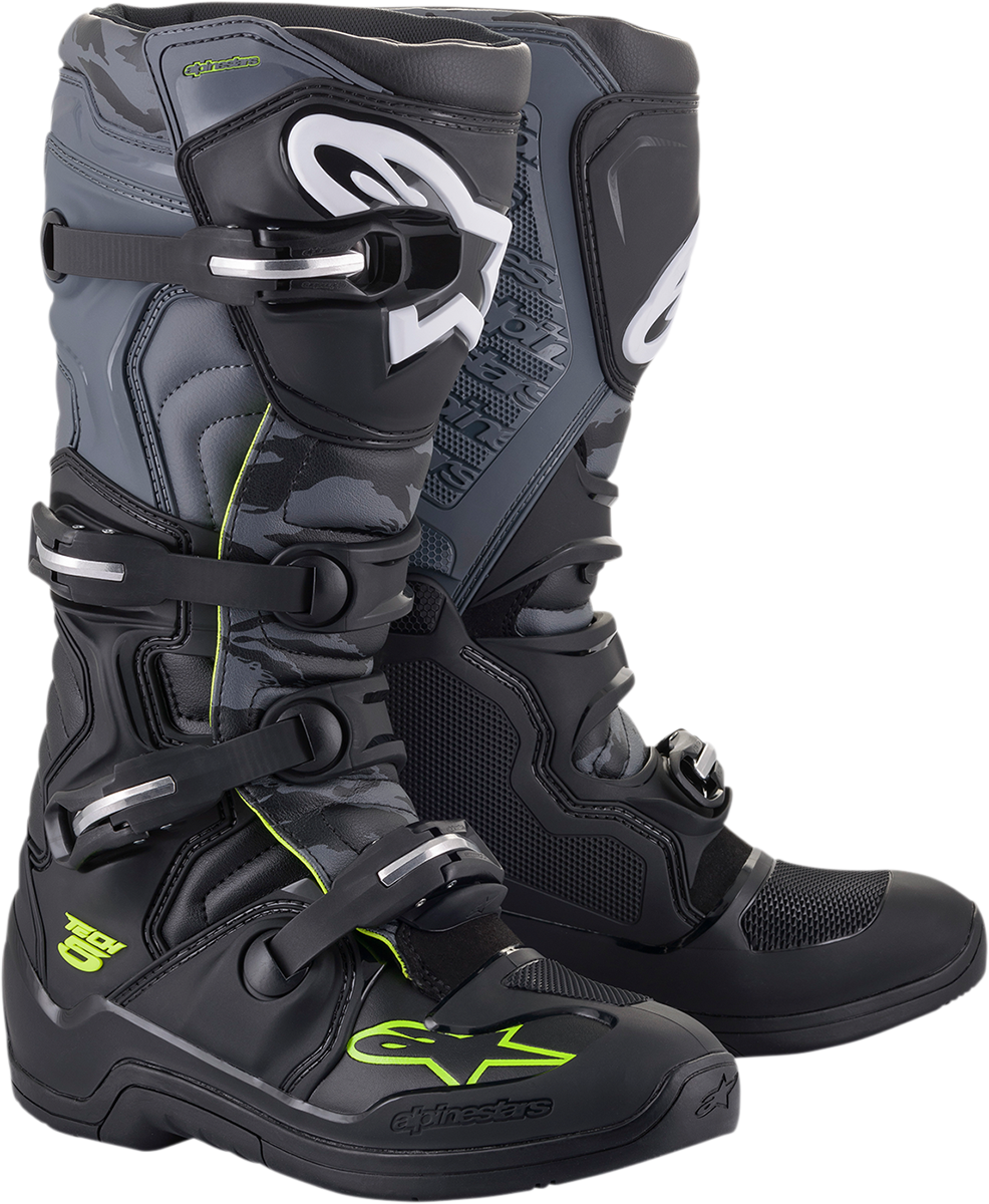 Alpinestars Tech 5 Boots — Black/Gray — US 11 / EU 45.5