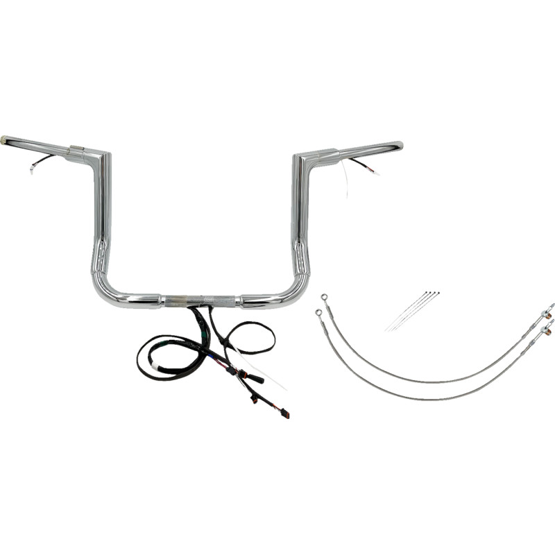 FAT BAGGERS INC. EZ Install Wired 1-1/2" Flat Top Handlebar Kit