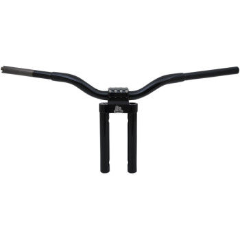 LA Choppers Kage Fighter-T Handlebar Black 12" Rise Made in USA