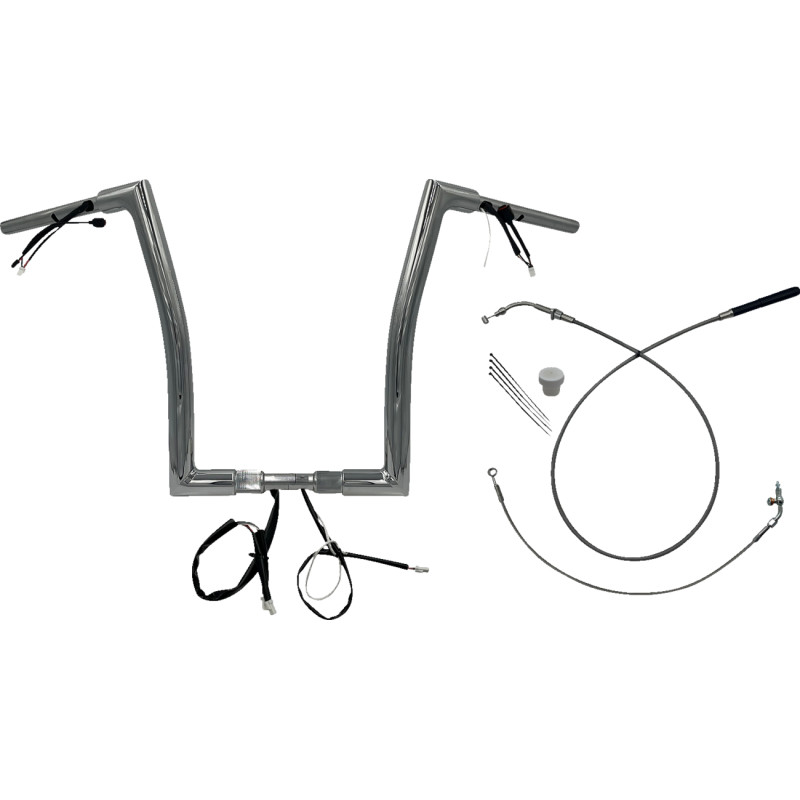 FAT BAGGERS INC. 1-1/2" EZ Install Flat Top Handlebar - Image 44