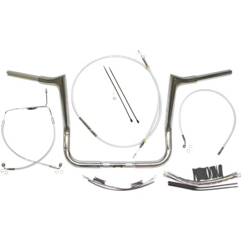 2008-2013 Harley-Davidson FLH 1.25" Viking Handlebar Installation Kit 12" Chrome 2008-2013 Harley-Davidson FLH 1.25" Viking Handlebar Installation Kit 12" Chrome