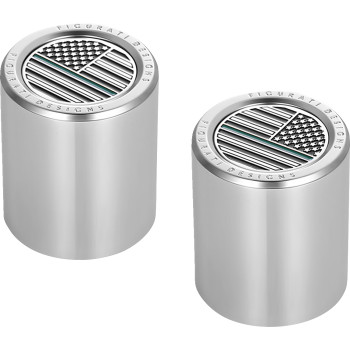 Docking Covers - American Flag - Contrast Cut - Silver