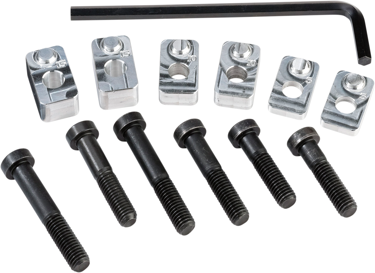 MOOSE OFFROAD Billet Aluminum Handlebar Riser Mount Kit - View 1