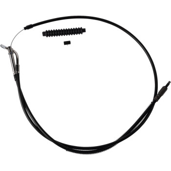 High-Efficiency Black Vinyl Clutch Cable - +6" Size