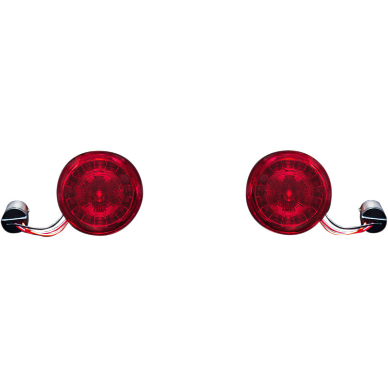 CUSTOM DYNAMICS ProBEAM® Red LED Turn Signals with Red Lenses
