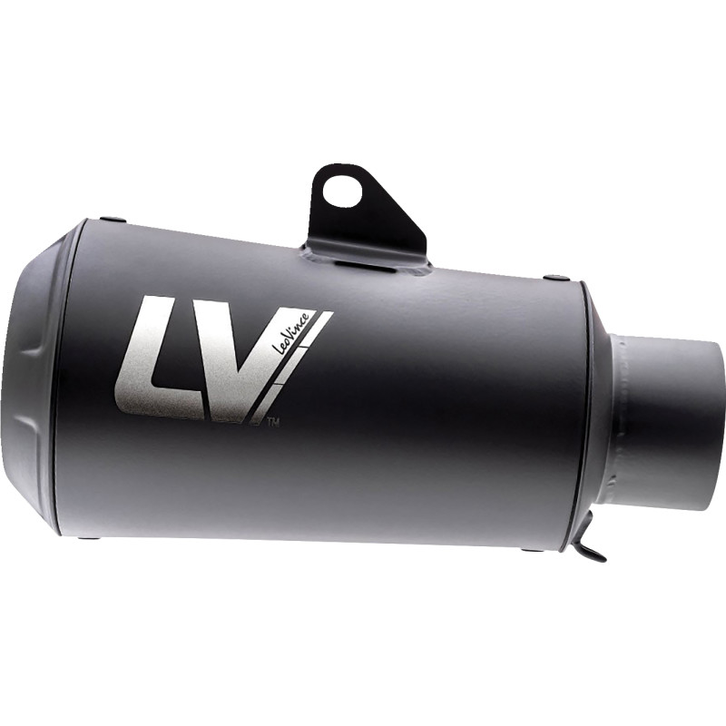 LEOVINCE Universal LV-10 Full Black Slip-On Muffler