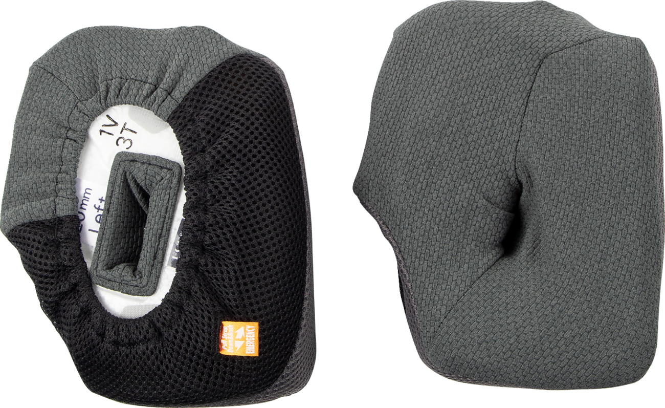 ARAI HELMETS (1284680) VX-Pro4 Helmet Cheek Pads | VX-Pro4 Cheek Pads - Gray - 20 mm