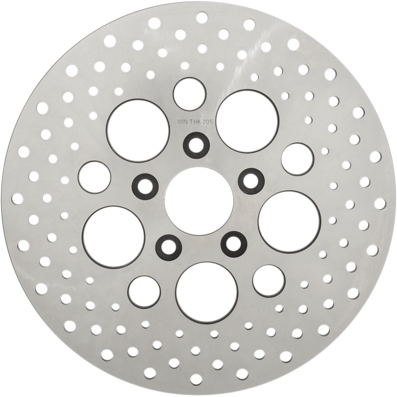 DRAG SPECIALTIES Stainless Steel Drilled Brake Rotor - Image 5