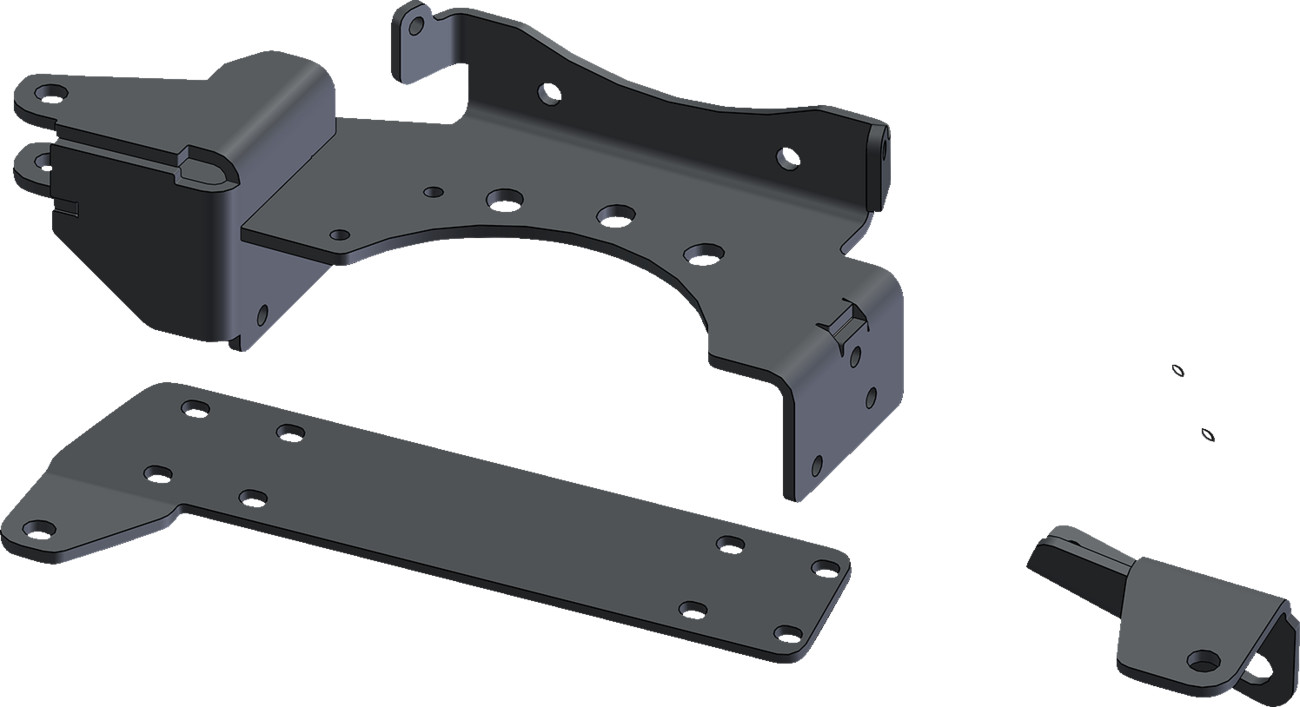 KFI UTV Plow Actuator Replacement Bracket Kit 105895
