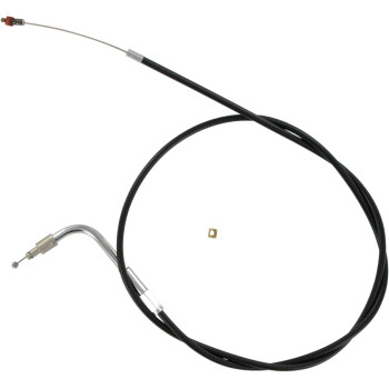 Black Vinyl Throttle Cable - +6" Size - 38" Length