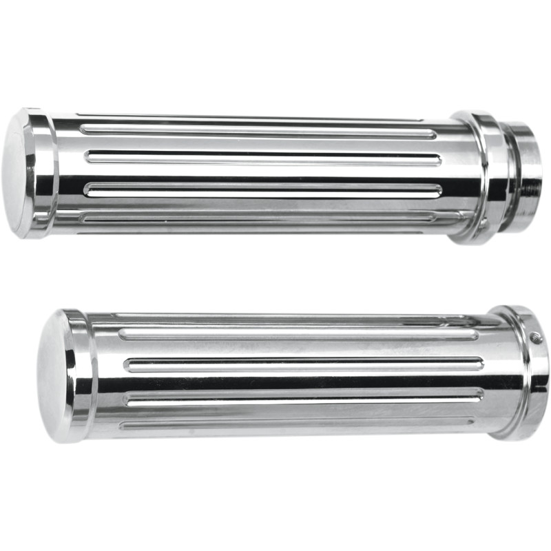 PRO-ONE PERF.MFG. Chrome Billet Grips - Image 2