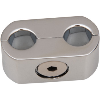 Accutronix TCC001-C Throttle/Idle Cable Clamp - Chrome Billet Aluminum