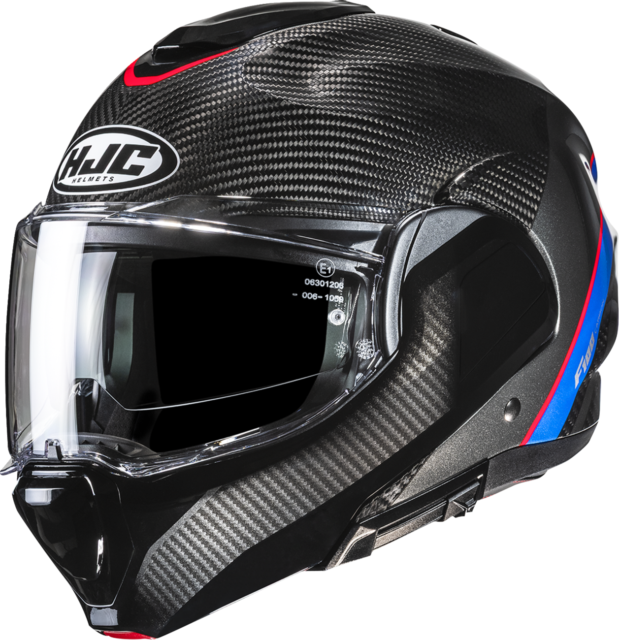 HJC F100 Carbon Modular Helmet — Stan — MC21 — 2XL
