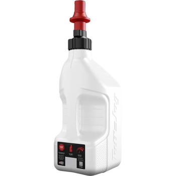 Tuff Jug - Container - with View Strip/Ripper Cap - White - 2.7 US galOpen Image Gallery