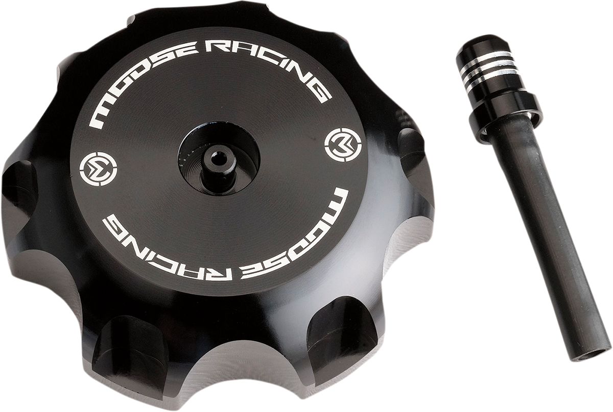 Moose Offroad Aluminum Gas Cap — Black — IMS Tanks