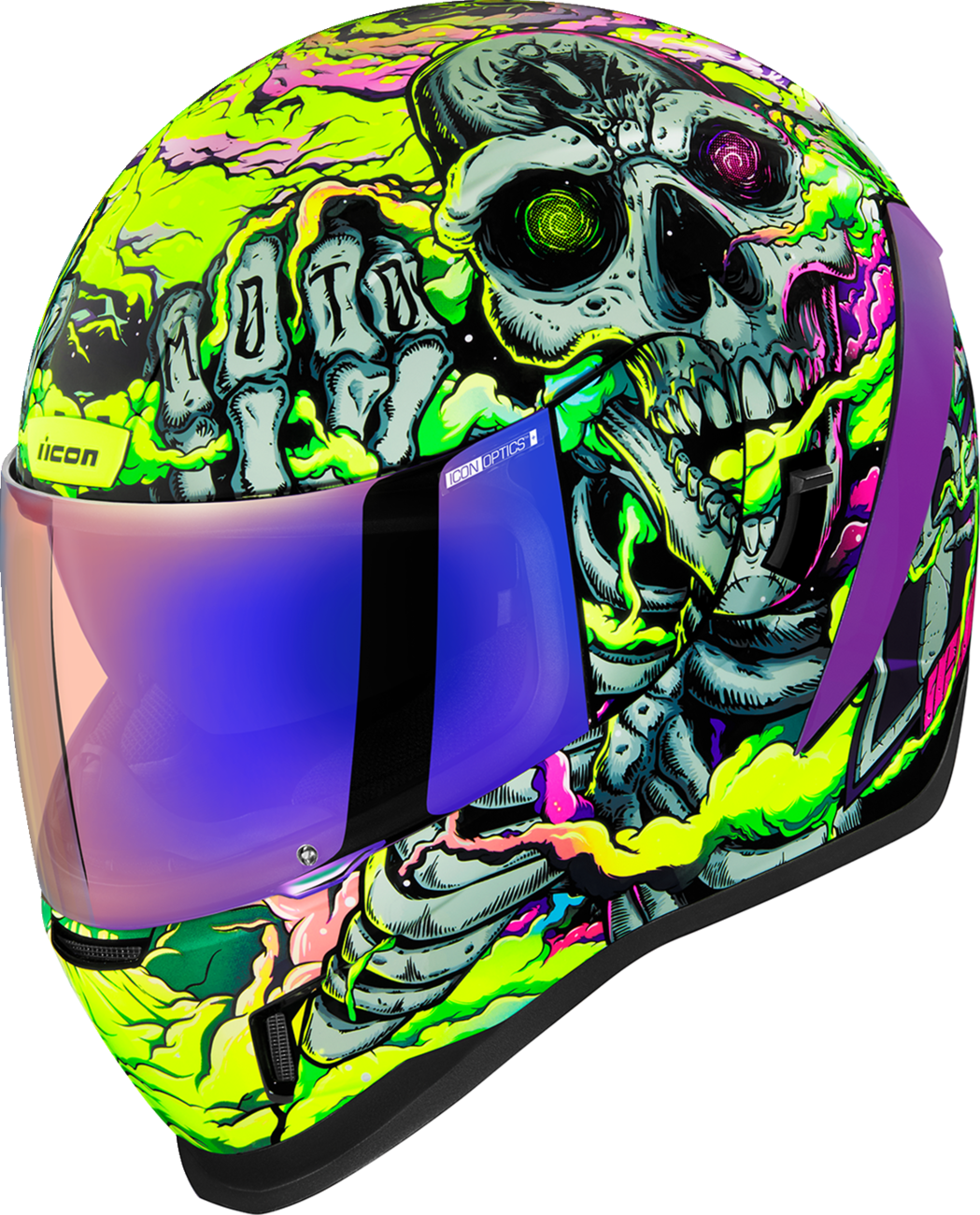Icon Airform™ Helmet — Hippy Dippy — Purple — 2XL