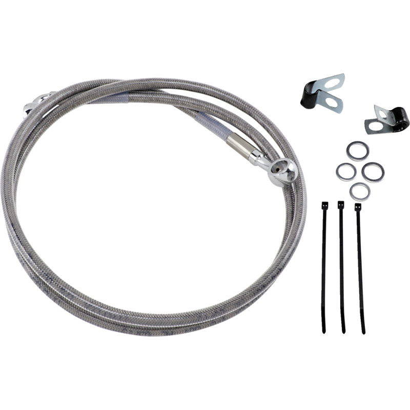 DRAG SPECIALTIES Extended Length Stainless Steel Brake Line Kit - Image 37