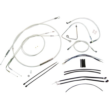 2011-2014 Harley-Davidson FLS Designer Handlebar Installation Kit 15"-17" 2011-2014 Harley-Davidson FLS Designer Handlebar Installation Kit 15"-17"