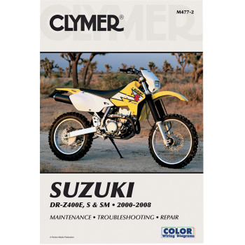 2000-2012 Suzuki DR-Z 400 SM DR-Z 400 S DR-Z 400 E Motorcycle Repair Manual