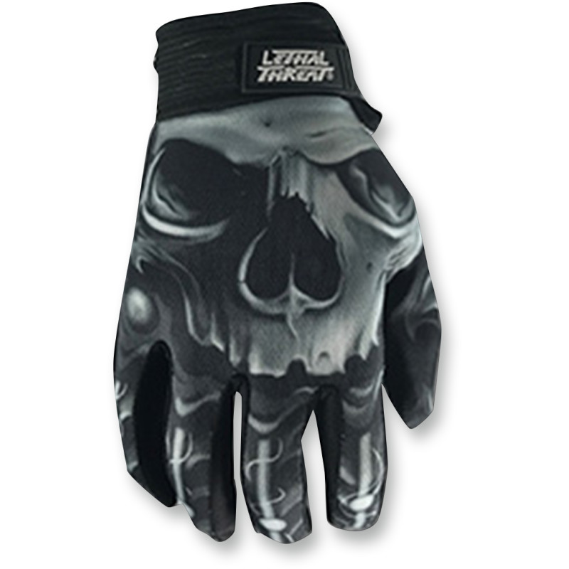 LETHAL THREAT Skull Gloves