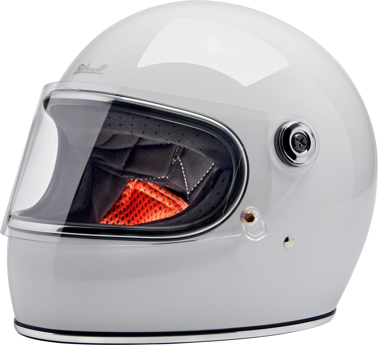 Biltwell Gringo S Helmet — Gloss White — XS