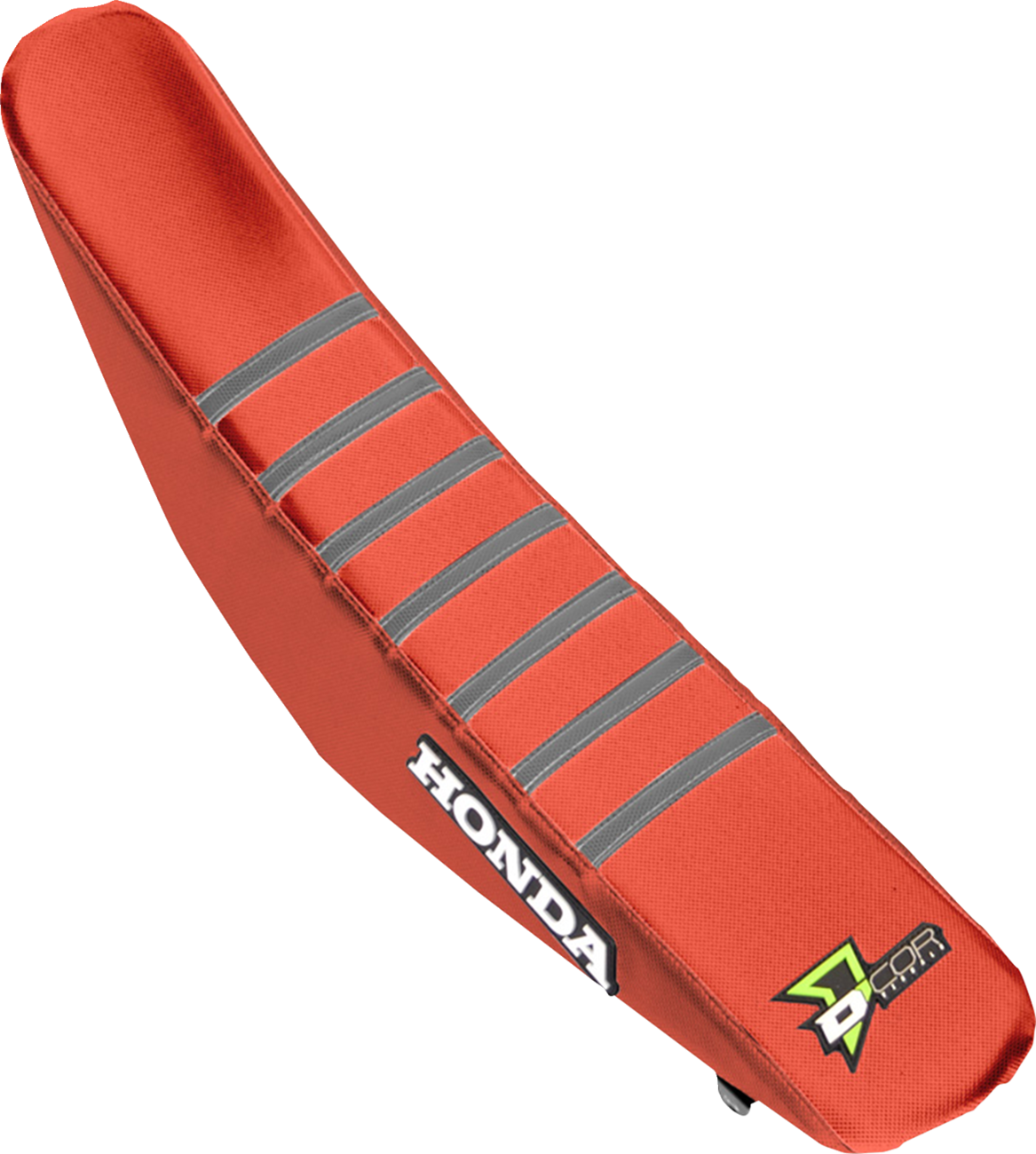 D'COR Visuals Seat Cover — Red/Gray — CRF '17-'21