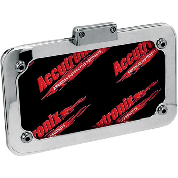 Accutronix LPF60-SP LED Lighted License Plate Frame - Chrome Billet